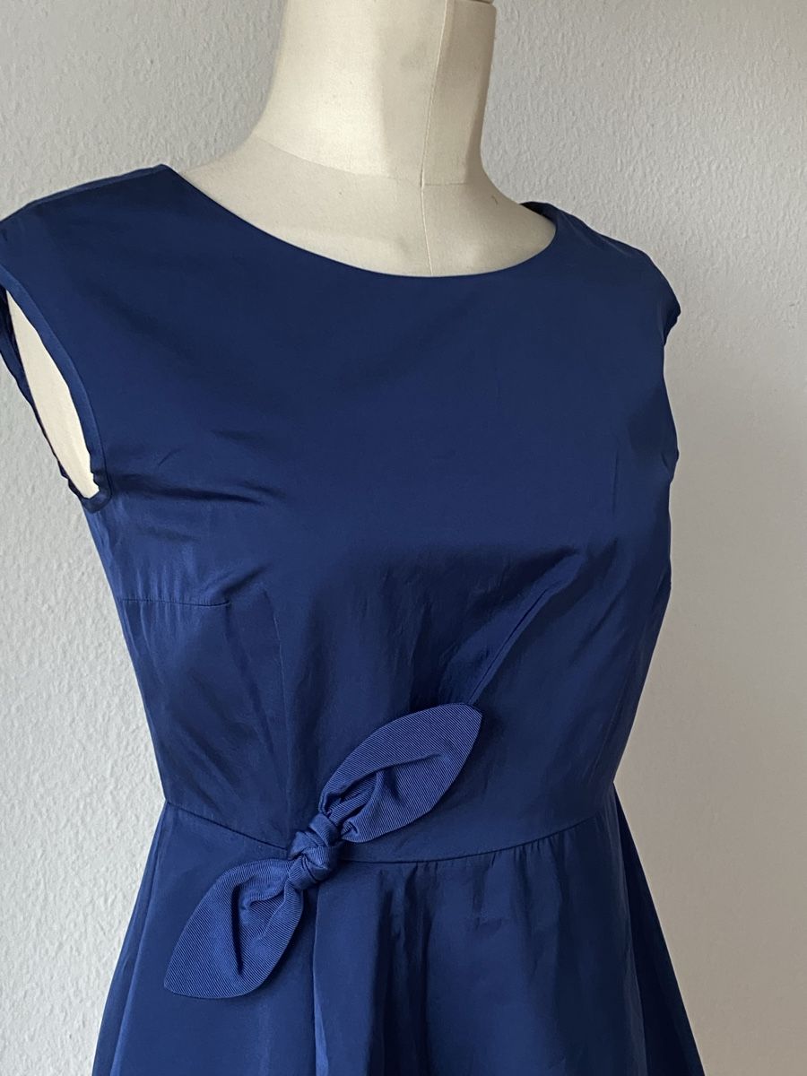 Max Mara Vestiti: MaxMara Cocktailkleid Gr. 32 Dunkelblau – Nuovo (secondo la descrizione) da Kreuzlingen venduto da MeinKleinesAtelier 1