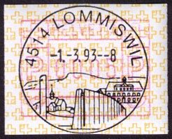 ATM 8A_Werbe-VO K 1361__4514 LOMMISWIL_1.3.93 > ERSTTAG !