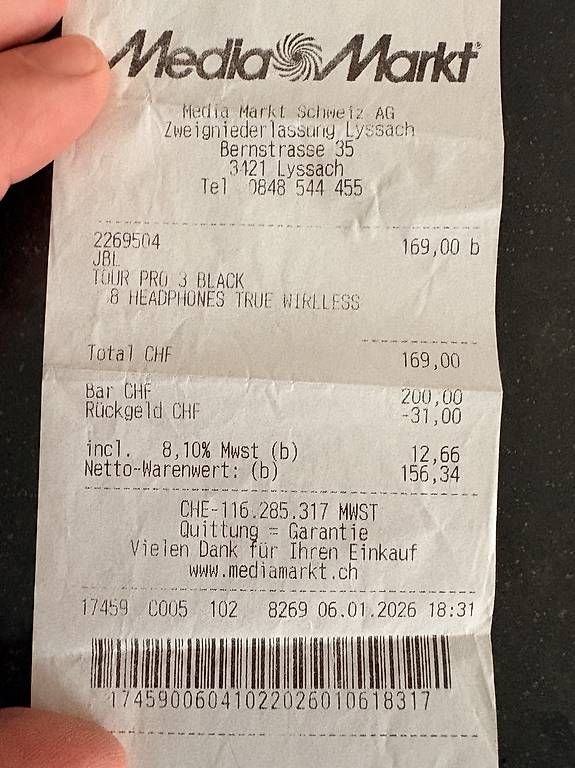 JBL Cuffie: JBL Tour pro 3 Kopfhörer – Usato da Burgdorf venduto da stephan_be 2
