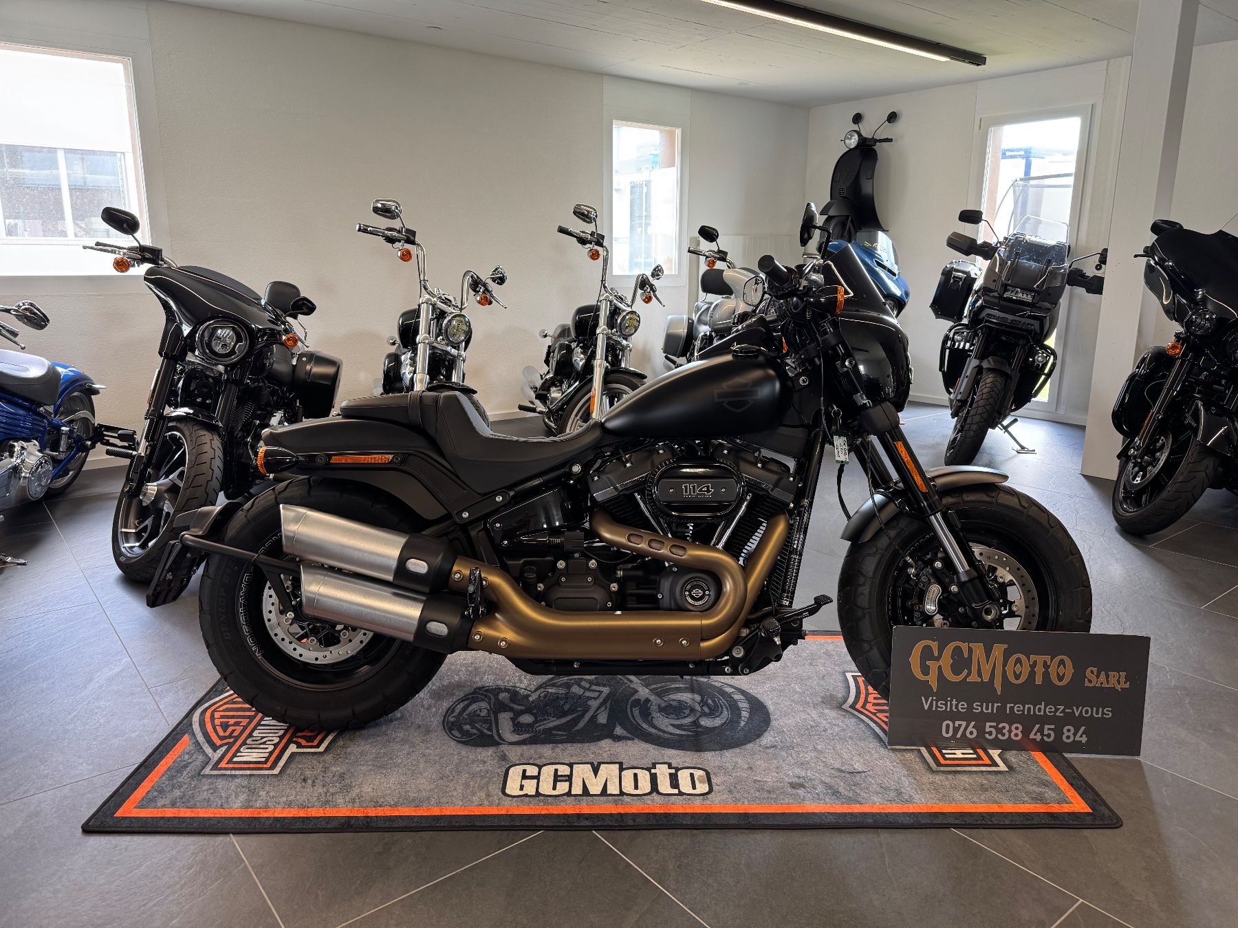Harley-Davidson Chopper: Harley Davidson Fat Bob 107 LEASING POSSIBLE – Usato da Echallens venduto da HD90 3