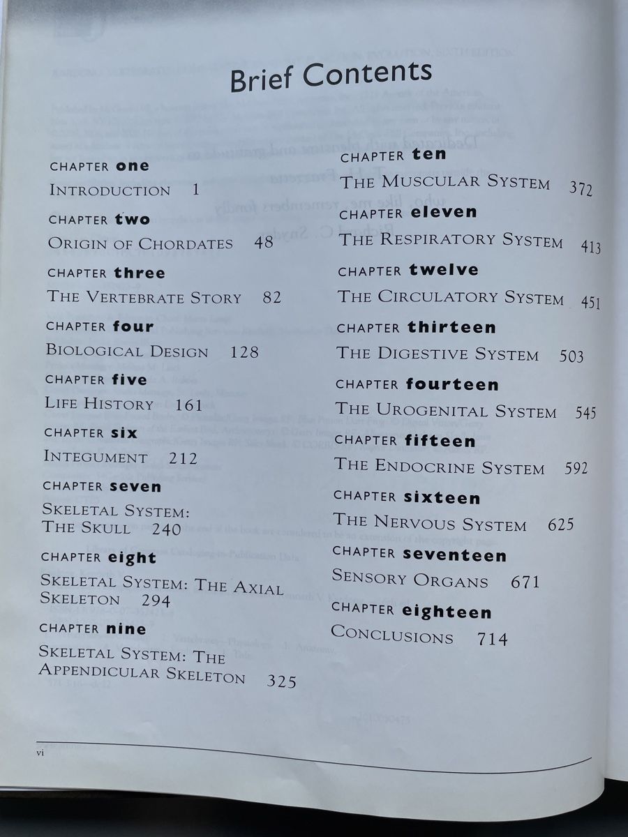 Libri: Vertebrates, Comparative Anatomy, Function, Evo von Kardong – Usato da Zürich venduto da ehupp 2
