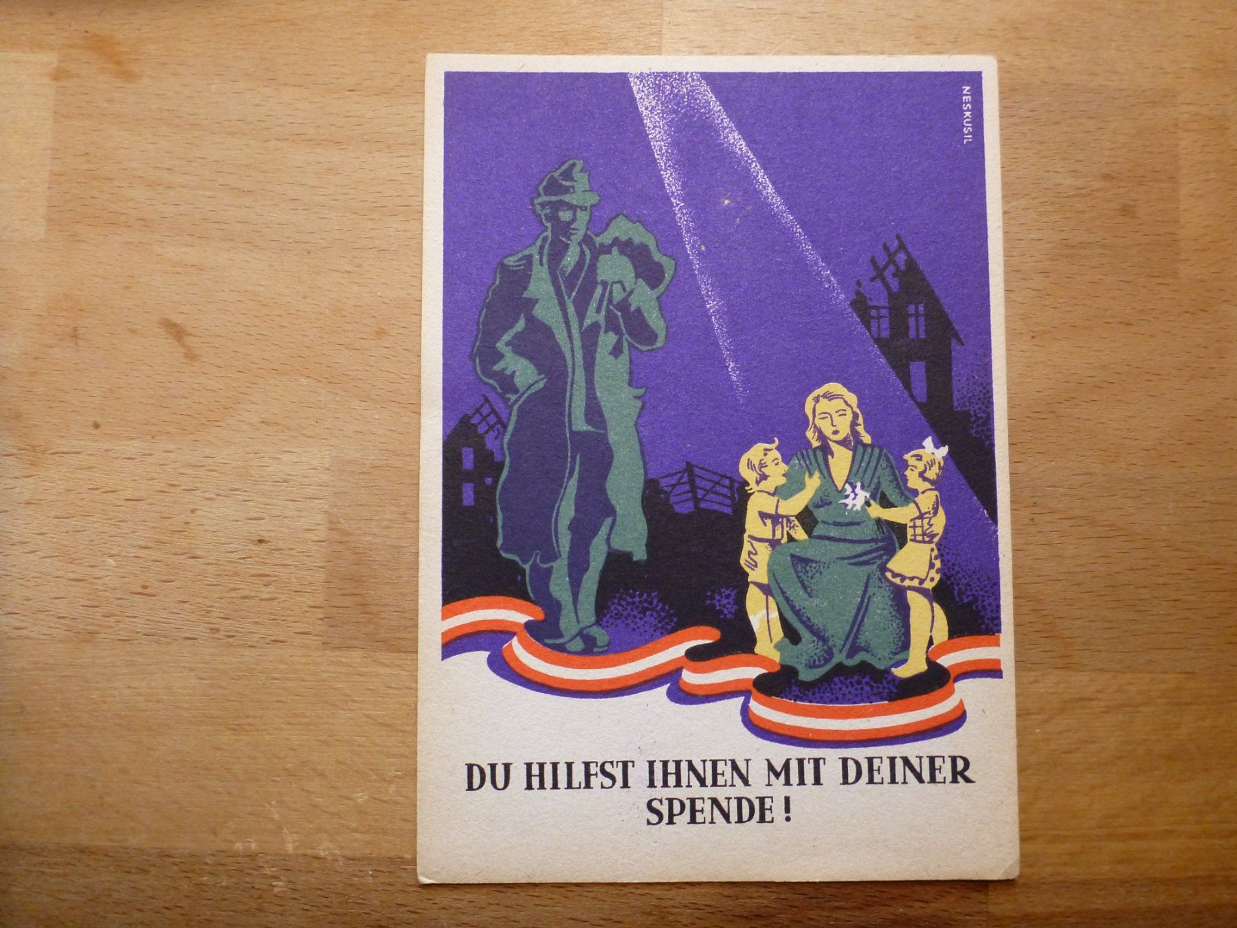 Cartoline postali: Heimkehrer Krieg – Usato da Eschen venduto da Nerger1918