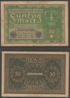 DEUTSCHES REICH - REICHSBANKNOTE - 50 MARK - 24. JUNI 1919
