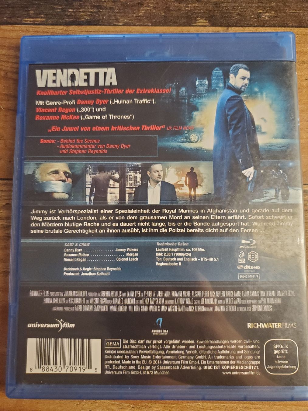 Tutti i DVDs: Vendetta Blueray Film – Usato da Weinfelden venduto da RobsFortune 2