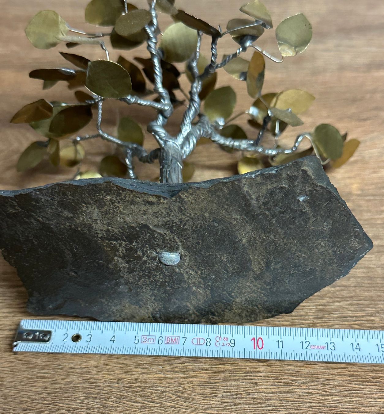 Tutte le decorazioni: Deko Baum Metallbaum Drahtbaum auf Steinplatte Herbstdeko – Usato da Nussbaumen AG venduto da olitech5415 3