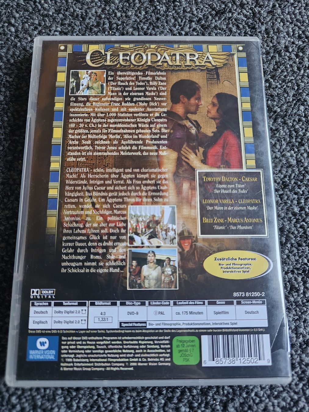 Tutti i DVDs: DVD Cleopatra (22321) – Usato da Ruswil venduto da jan_bxl5 1