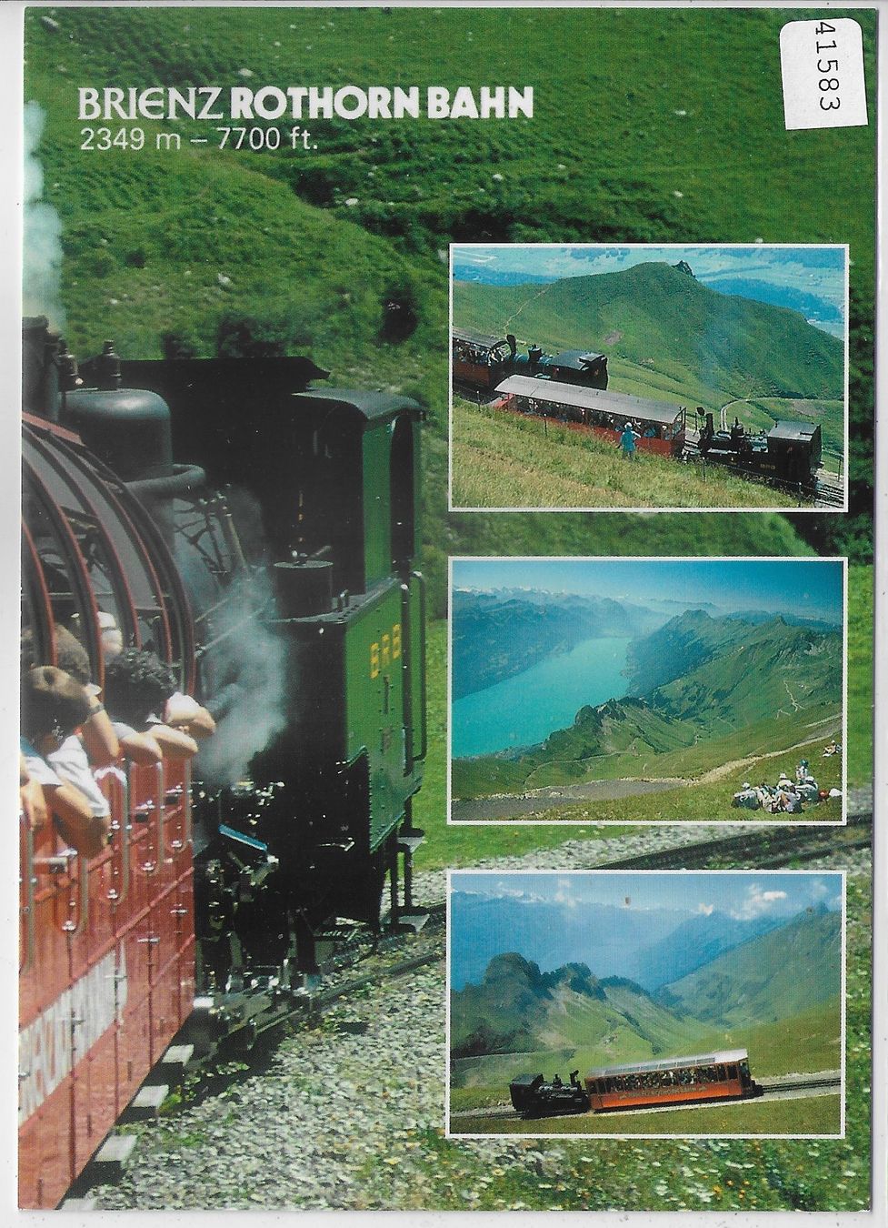 Cartoline postali: Brienz Rothorn Bahn – Usato da Ettingen venduto da Kartenplanet