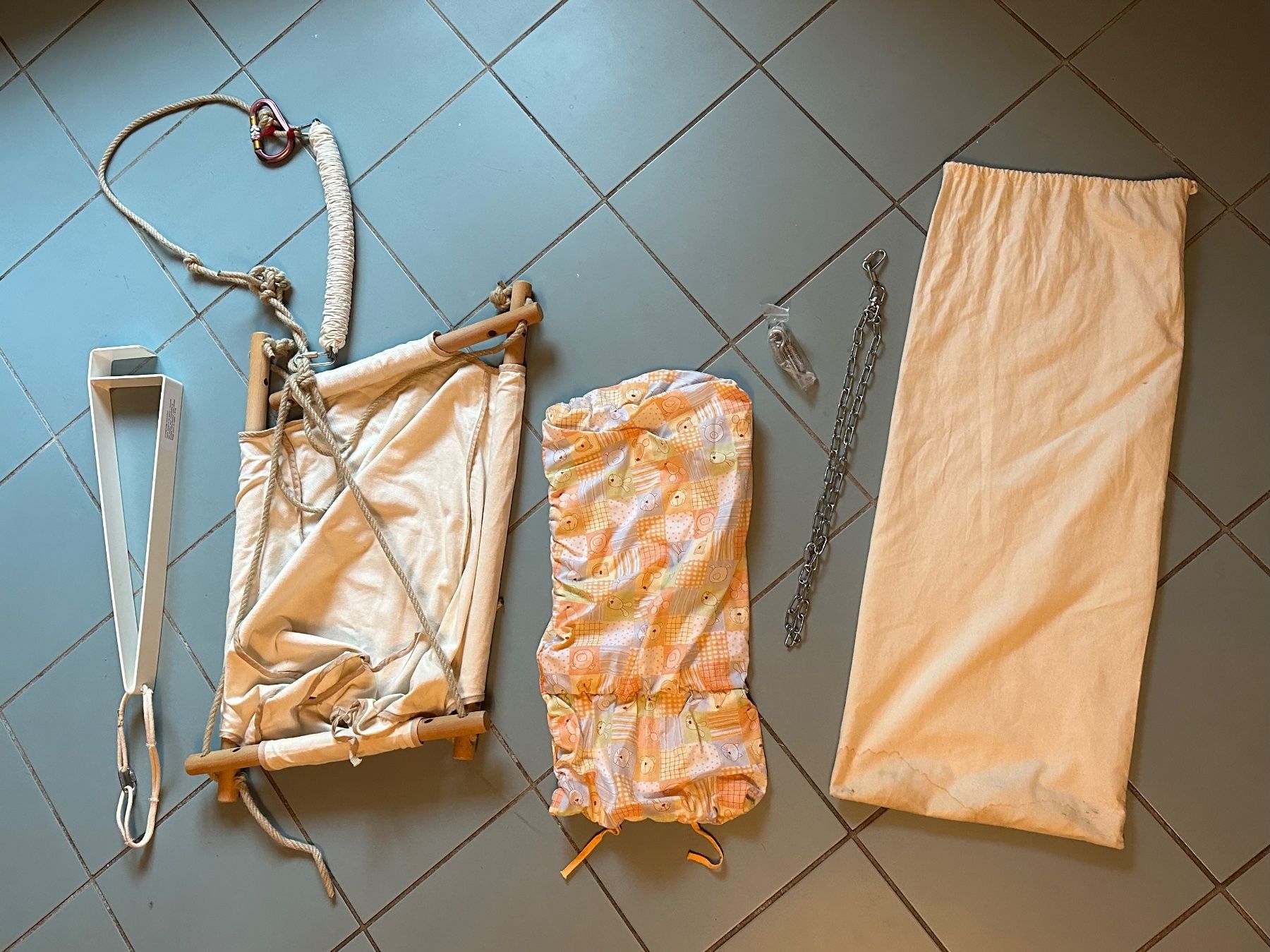 Sdraiette & Sdraiette a dondolo: Hamac pour bébé avec ressort – Usato da Fribourg venduto da LaureG85 8