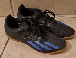 Adidas_Fussballschuhe Deportivo_schwarz blau_Gr.38.5
