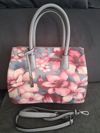 Charmante Handtasche mit Blumenmuster, Top Zustand!