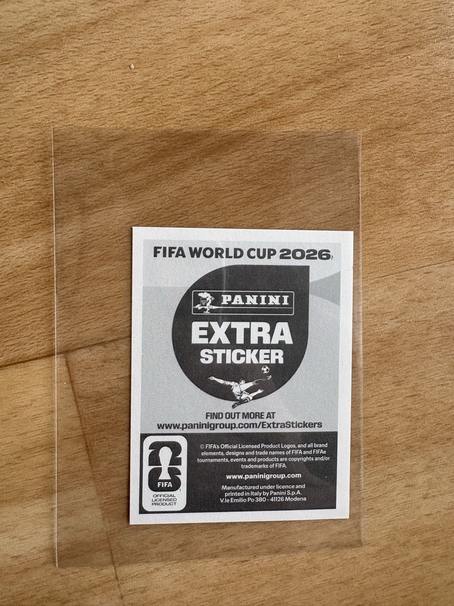 Panini Carte collezionabili: Panini WM 2026 Extra Sticker Caicedo Bronze – Nuovo e nell'imballaggio originale da Wünnewil venduto da VinRa 1