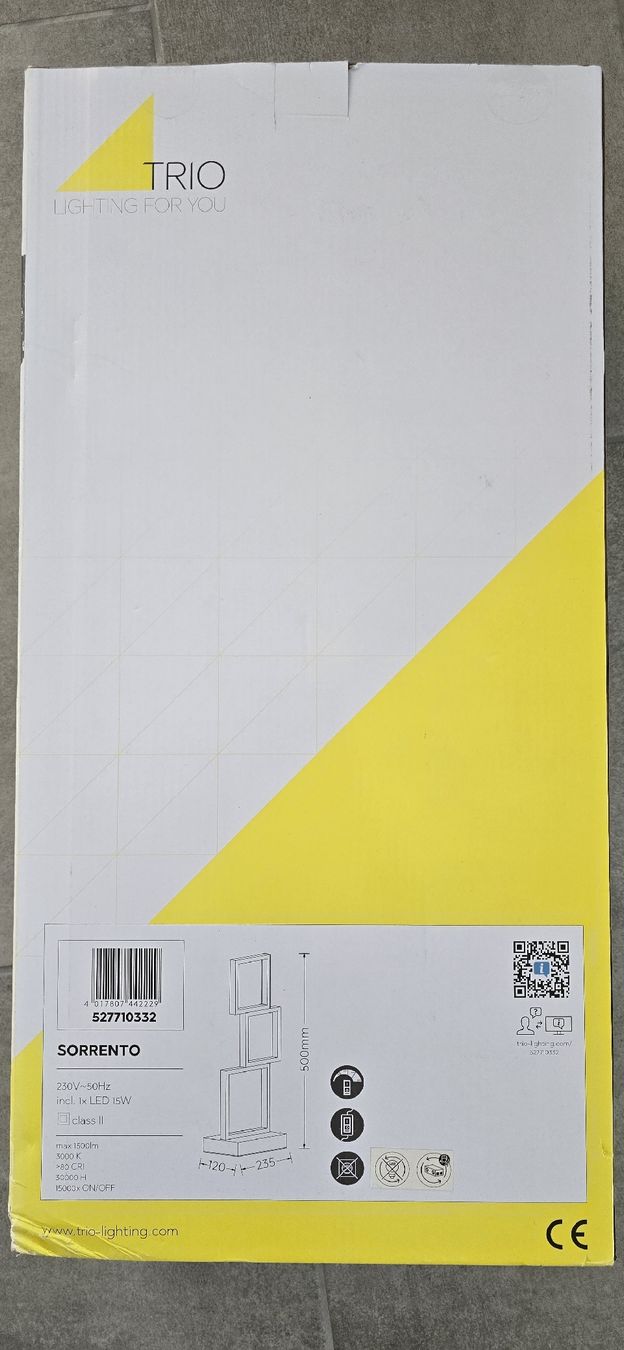 Lampade: LED Tischlampe Quadrat schwarz Neu – Nuovo e nell'imballaggio originale da Rheinau venduto da inStyleSg 1