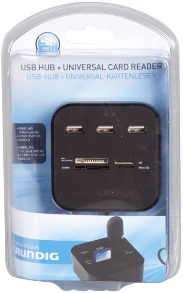 Hub & Switch: USB Hub Kartenleser Card Reader Grundig SDHC MS T-flash M2 – Nuovo e nell'imballaggio originale da Kloten venduto da Thaipc