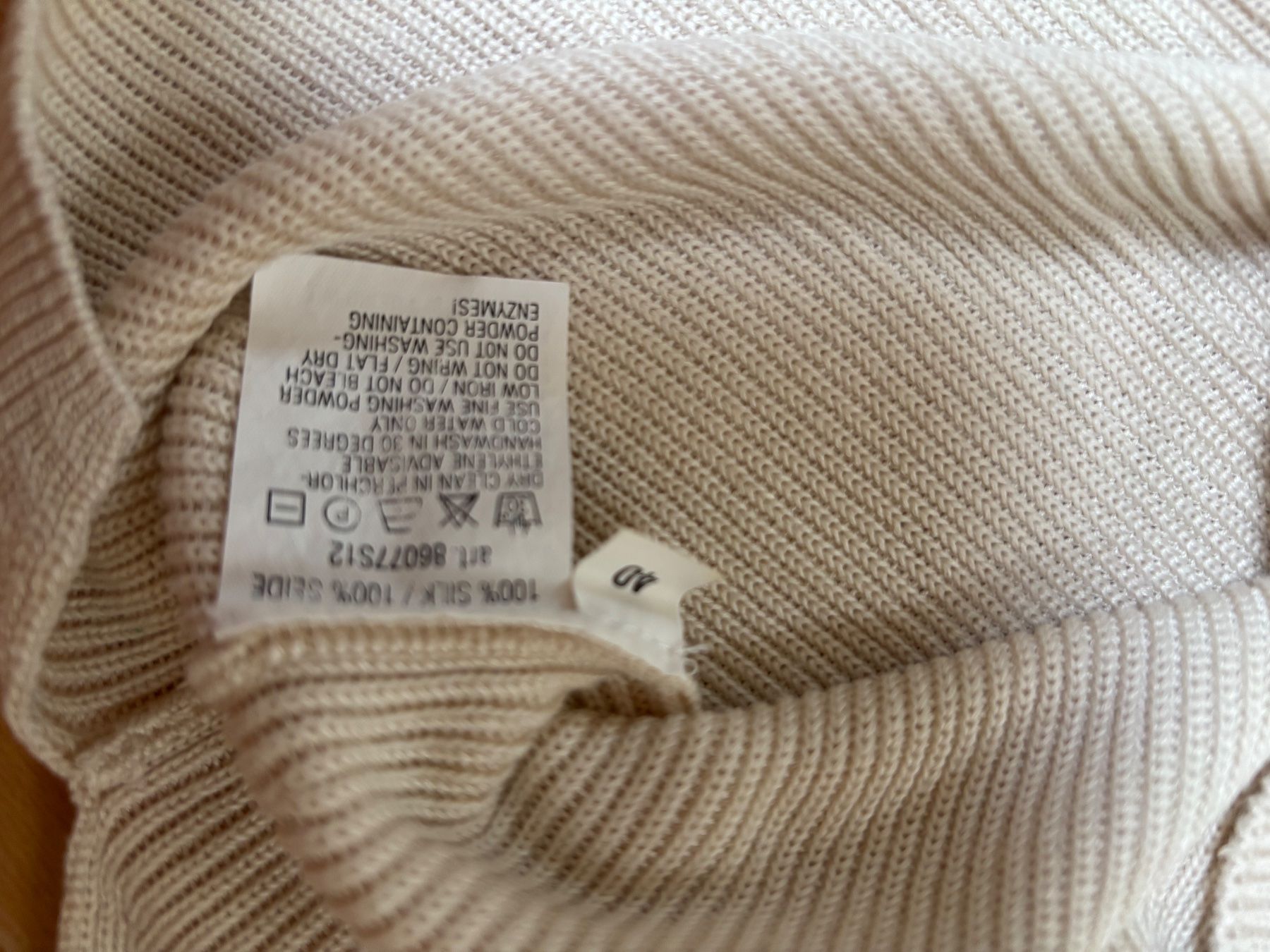 Repeat Giacche: Repeat - Strickjacke - 100% Seide - Ecru - Gr. 40 – Usato da Zofingen venduto da Justizia_01 5