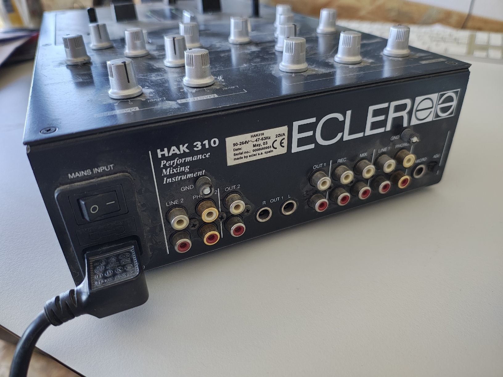 Console di mixaggio: DJ Mixer Ecler HAK 310 Performance Mixing Instrument – Difettoso da Zürich venduto da lastsec 2