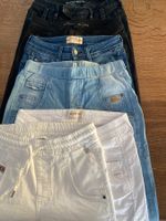 GANG HOSE GR.W25 & W26 (6Stk.)Jogger/Jeans weiß/blau/schwarz