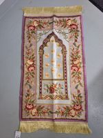 Gebetsteppich mit Stickerei 67 x 108 cm champagner-rose NEU