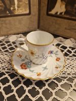 Haviland Limoges Mokkatasse mit Untertasse – Vintage