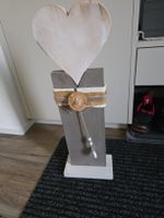 Dekoration Herz Holz Stehend