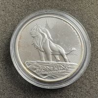 1 Unze Silber NIUE 2019 Lion Kong Disney