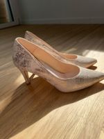 Elegante Damen Pumps von Fiarucci Gr. 39, gold glänzend