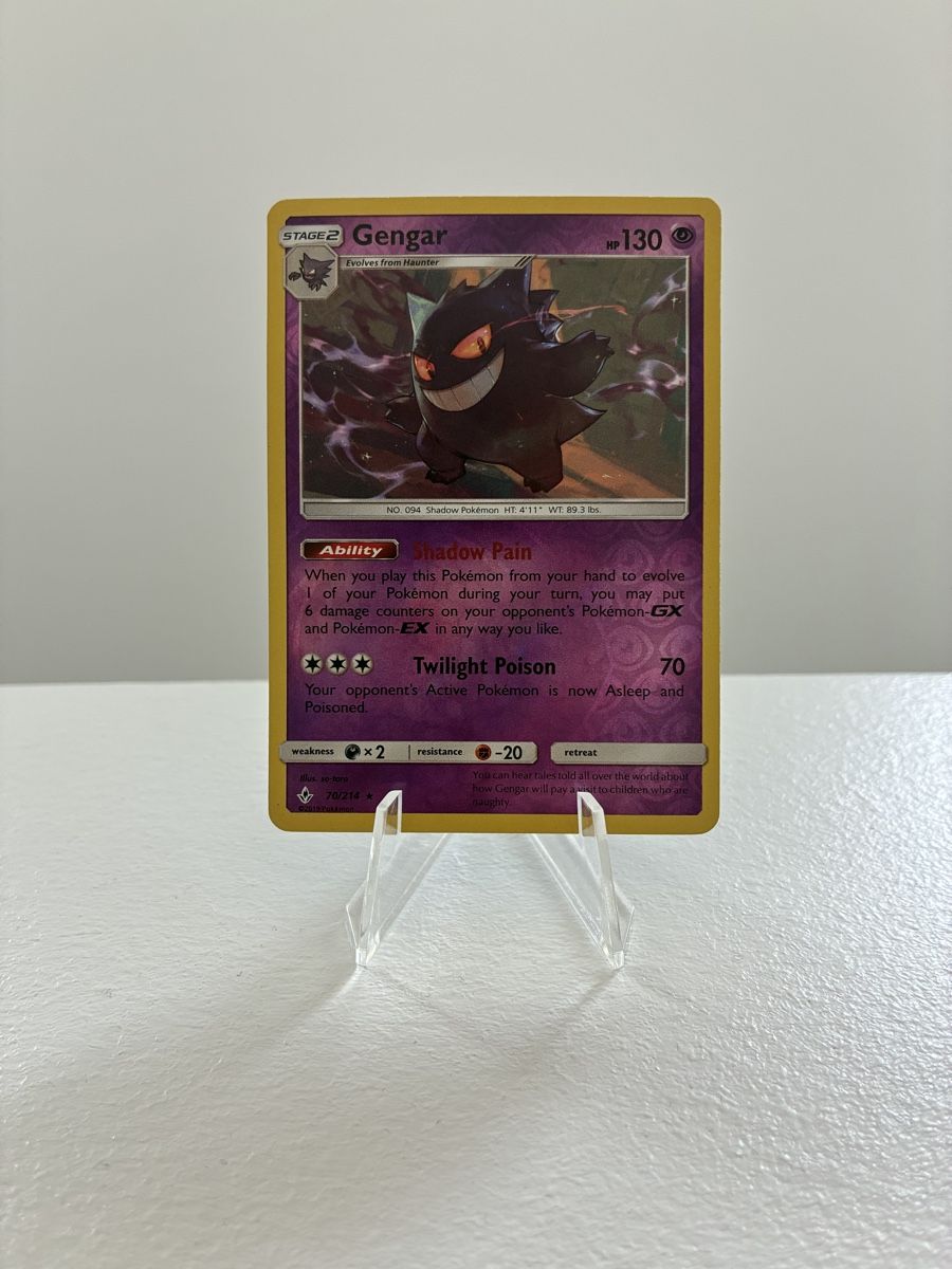 Pokémon Carte collezionabili: Pokémon karte Gengar Reverse 70/214 GD – Nuovo (secondo la descrizione) da Taverne venduto da nad02026