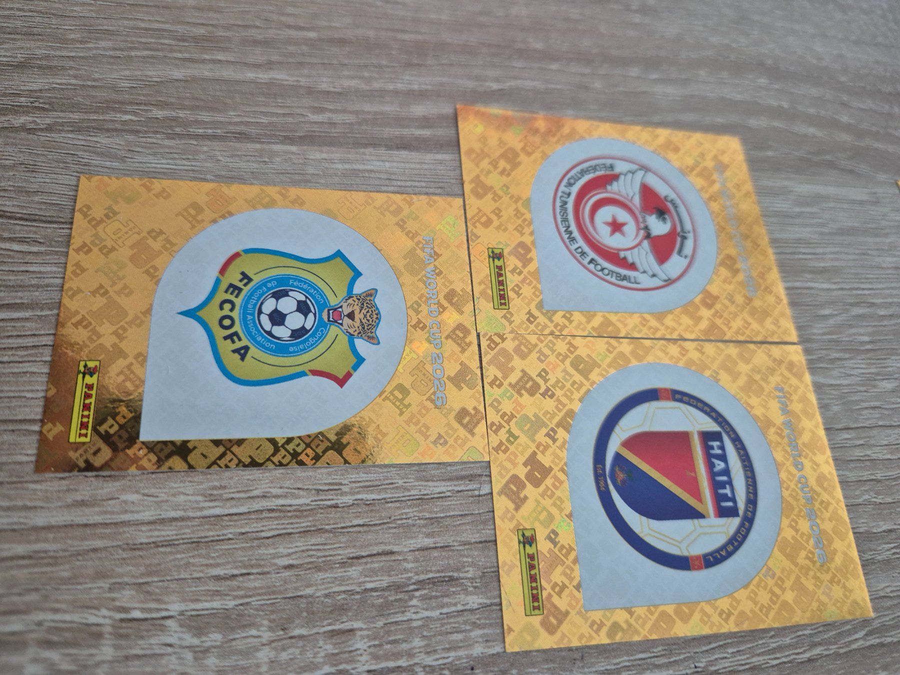 Panini Carte collezionabili: COD 1 - HAI 1 - TUN 1 – Nuovo (secondo la descrizione) da Geuensee venduto da Dougenegger 1