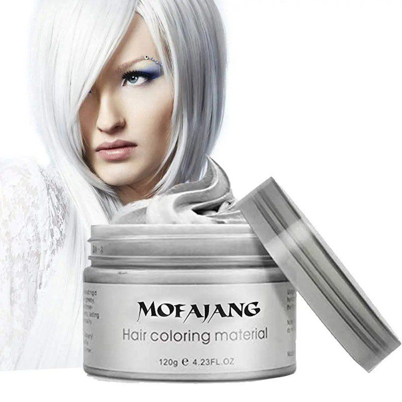 Tinte: Weiss Temporäre Haarfarbe 120g Wachs Styling Kinder Geschenk – Nuovo e nell'imballaggio originale da Hundwil venduto da tec_mm27