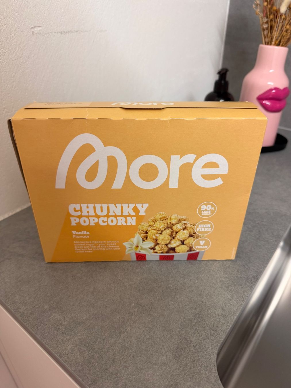 More Nutrition Lebensmittel & Spezialitäten: More Chunky Popcorn, Vanille Geschmack,Neu&Original verpackt – Neu und originalverpackt aus Möriken AG von MountainJ_ger