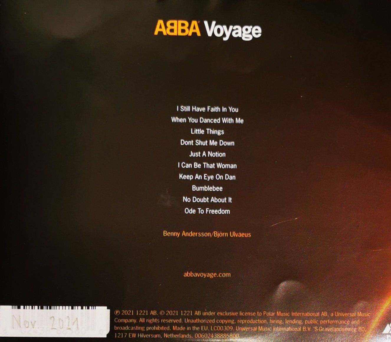 CDs: ABBA - VOYAGE *CD* – Gebraucht aus Wettingen von Alpinez 1
