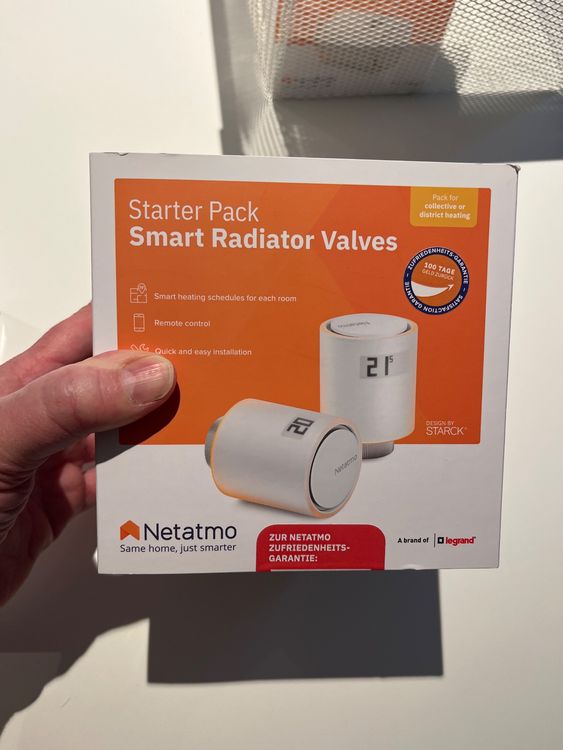 Netatmo starter pack smart radiator valves - set number 3 (Neu (gemäss ...