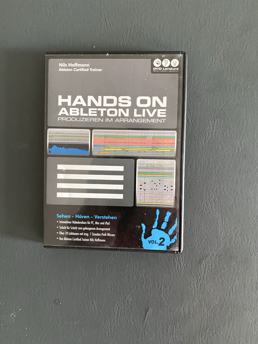 CD: DVD Kurs Nils Hoffmann Hands On Ableton Live Vol 2 – Usato da Oberentfelden venduto da mei_t772 1