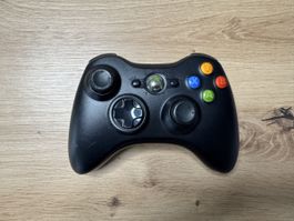 Xbox 360 Controller Schwarz mit Speedlink Akku