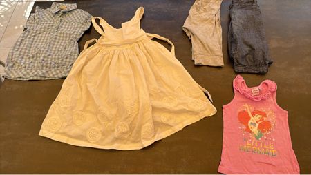 Lot été fille taille 104 : 1.- !! 