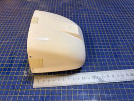 Modellflieger Haube schwarz weiss