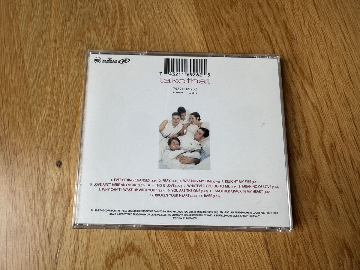 CDs: Take That CD - Everything Changes  – D'occasion à Zürich par wtpooh 1