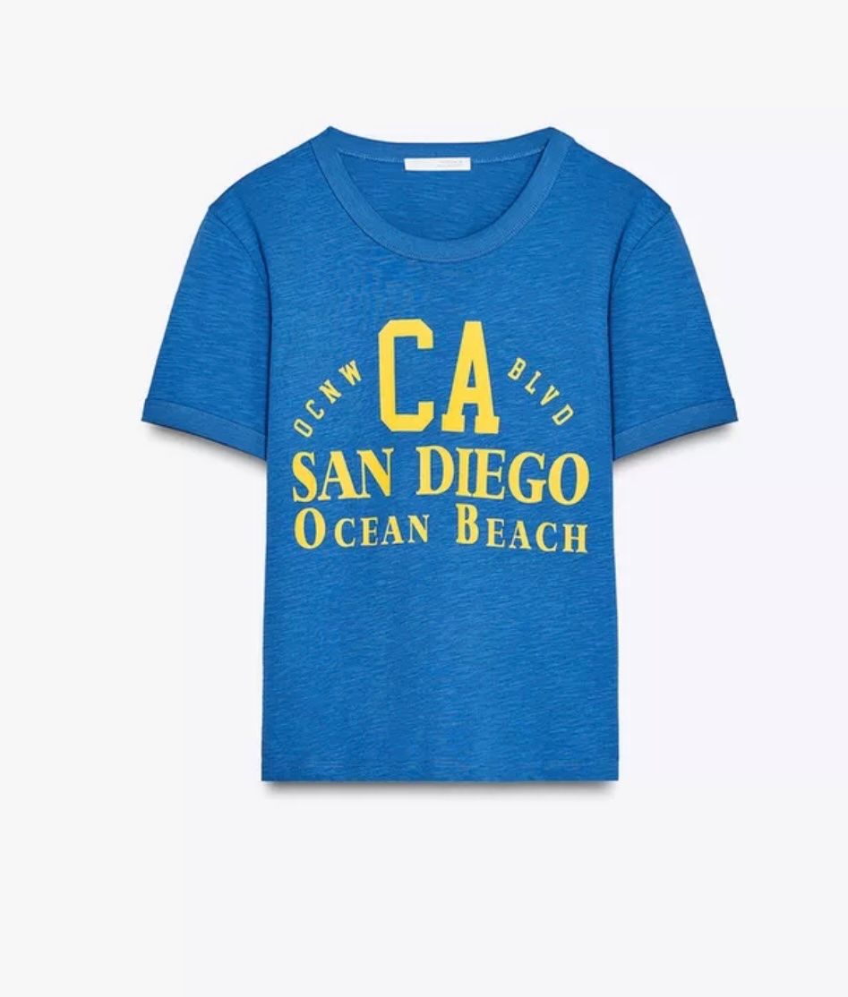 Zara T-shirts: Zara Shirt Ocean Beach – D'occasion à Baden par Tiffany6878 4