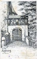 Kyburg   ZH   -    Das Portal       um 1901
