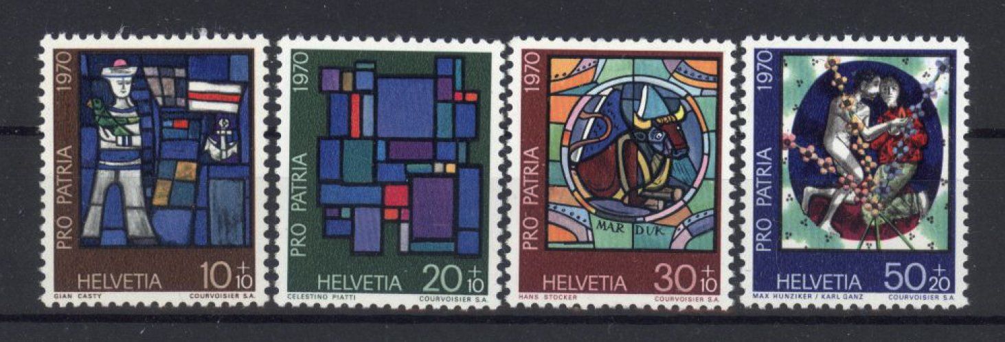 Tutti i francobolli: 1970, Pro Patria ** (2) – Usato da Willisau venduto da Vollstempel