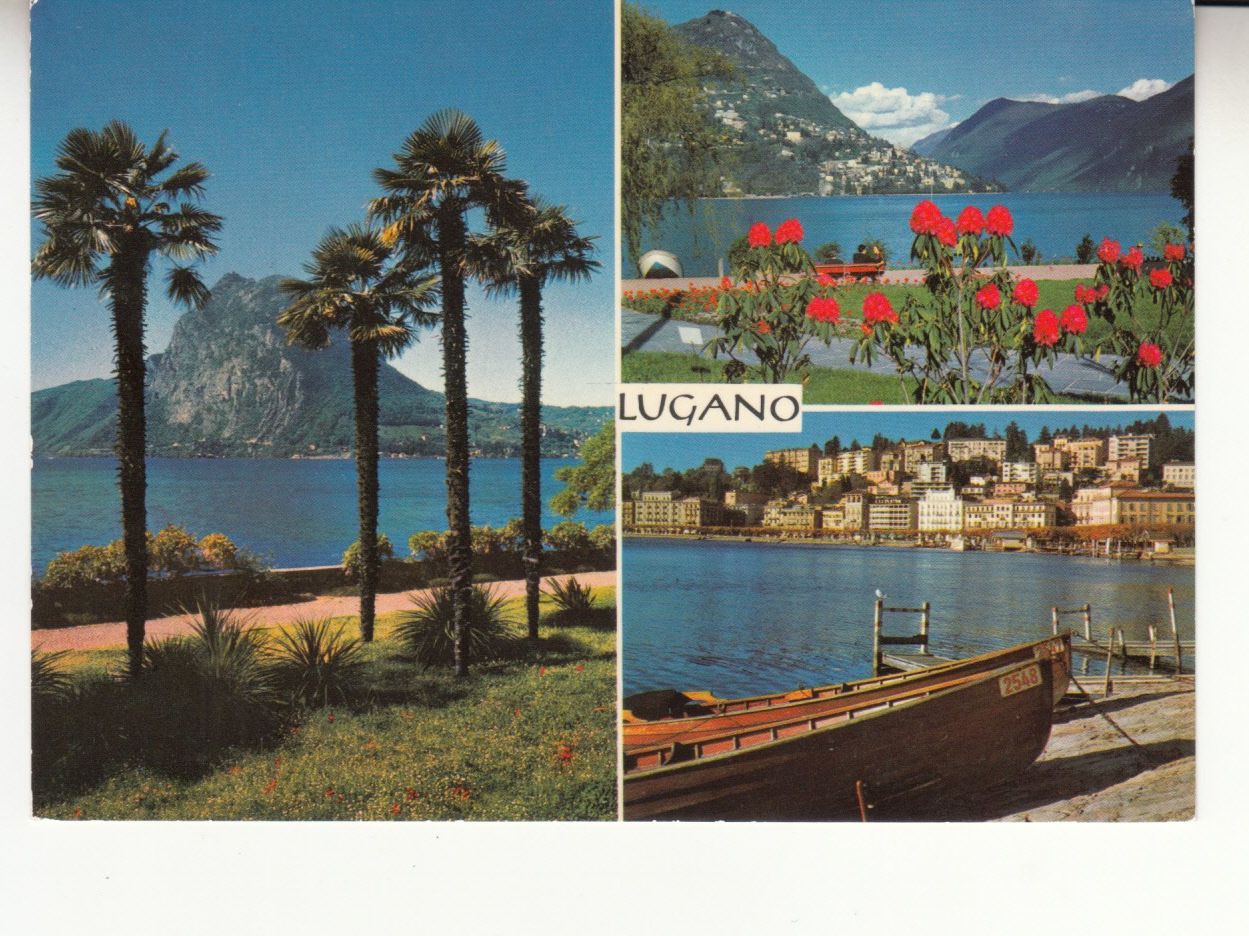 Ansichtskarten: Lugano ca. 1970 – Gebraucht aus Bürglen TG von StampGraf