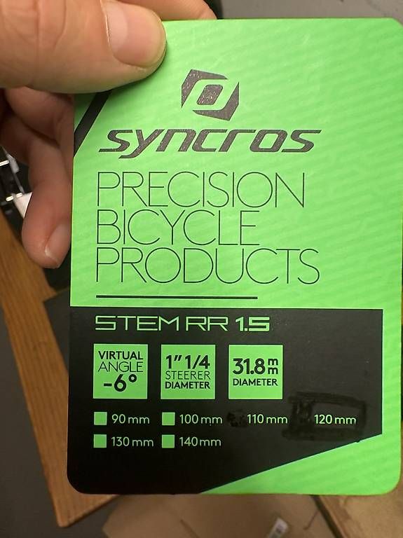 Pièces détachées: Vorbau Syncros RR 1.5 120mm – Neuf avec emballage d'origine à Windisch par pagbfrs 1