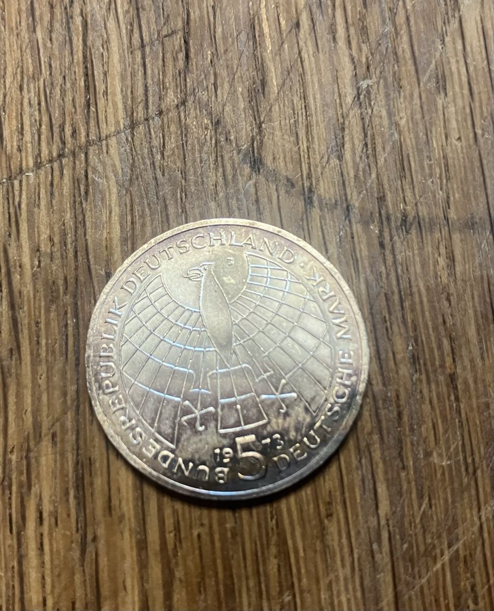 Tutti le monete: Pièce 5 Deutsche Mark 1973 Copernic état correct – Usato da Puidoux venduto da lemacos 3