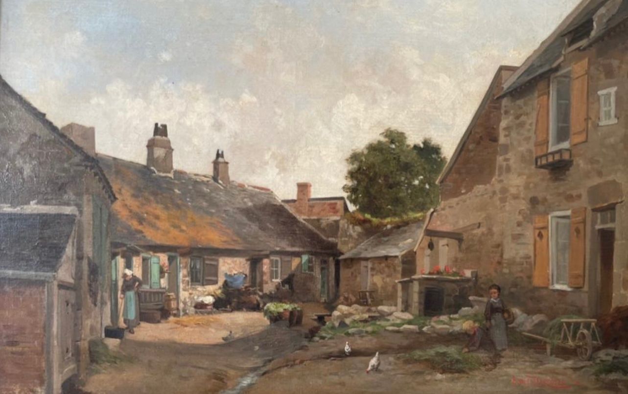 Dipinti: Dardoize Louis Emile (1826-1901) – Usato da Grosshöchstetten venduto da Perle1951 1