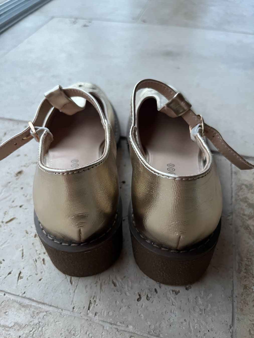 Damenschuhe: Chaussures en cuir doré 38 BONOBO – Neu (gemäss Beschreibung) aus Seiry von vanille08 2