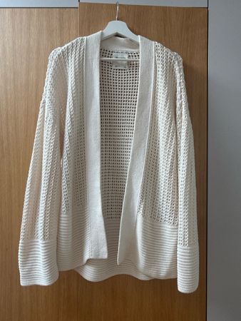 Cardigan Abercrombie & Fitch cream knit size S