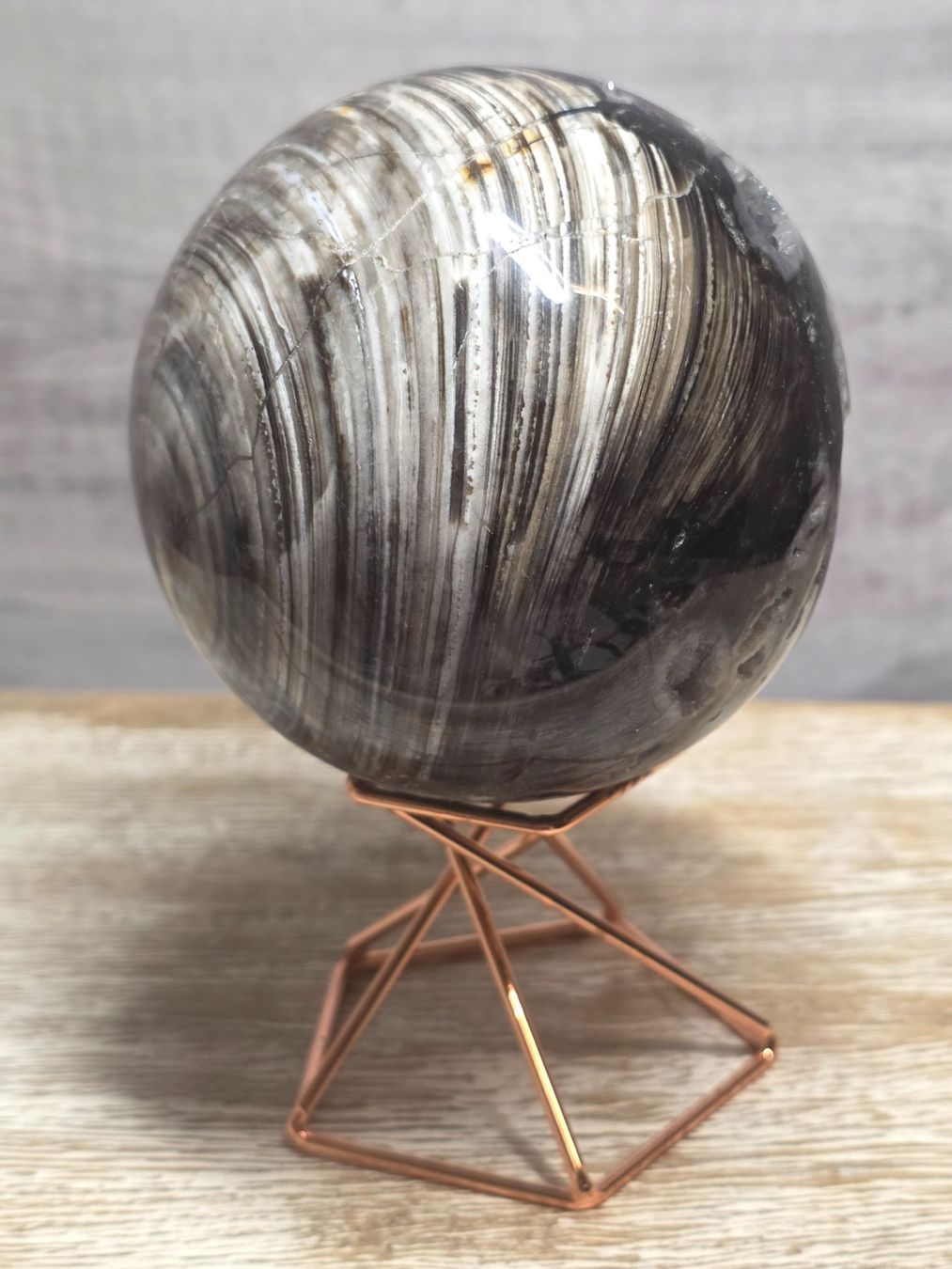 Minerali & Pietre curative: Sphalerit Kugel 72mm 473g – Nuovo e nell'imballaggio originale da Matzingen venduto da Shay_Crystalz 1