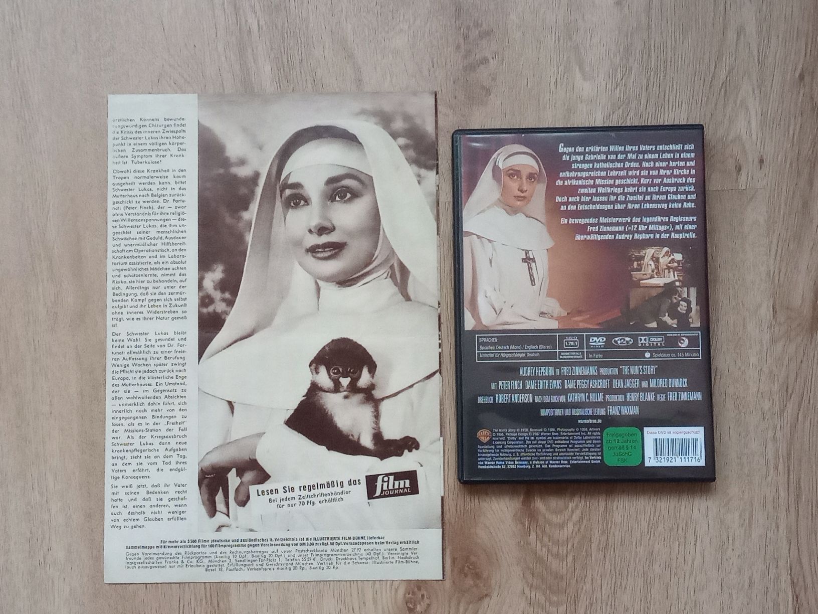 Tutti i DVDs: Geschichte einer Nonne - DVD u. seltenes Programmheft – Usato da Spiez venduto da egonolsen 1