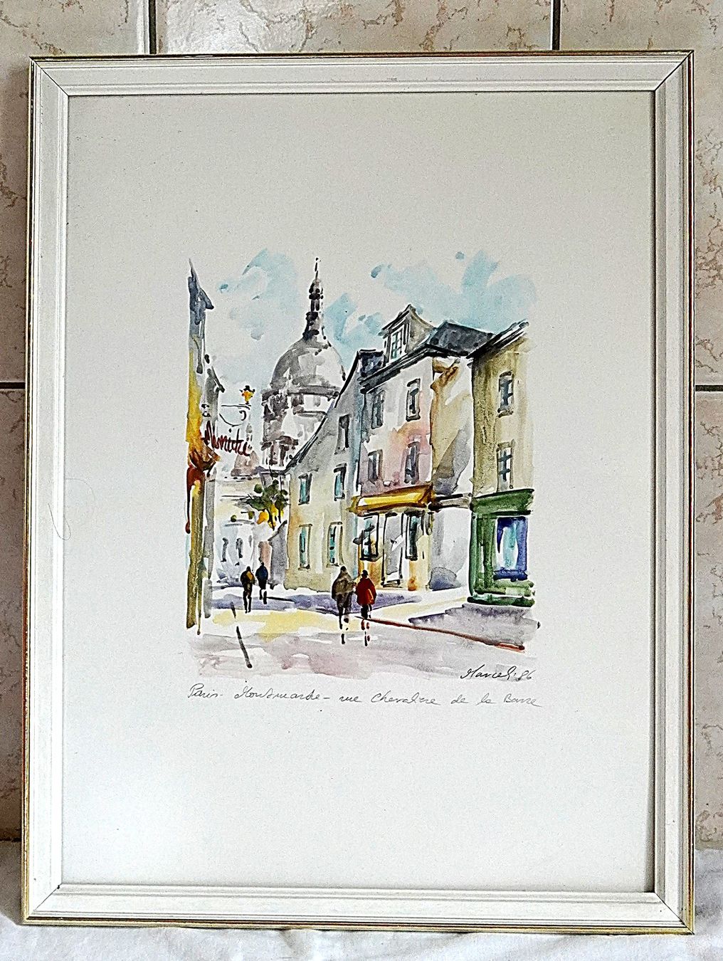 Dipinti: Montmartre Aquarelle – Usato da Baar venduto da 2cvbaar