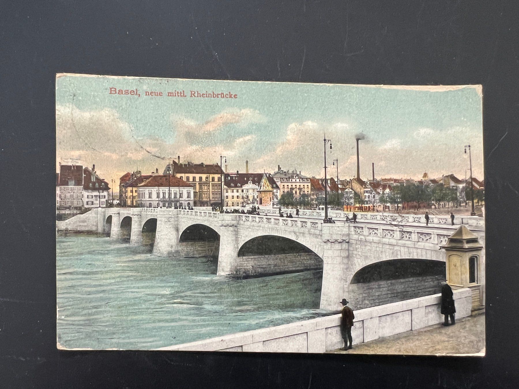 Ansichtskarten: AK   1909 Basel coloriert    (G798) – Gebraucht aus Hinwil von Sidi4
