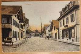 Frutigen Dorfstrasse um 1905